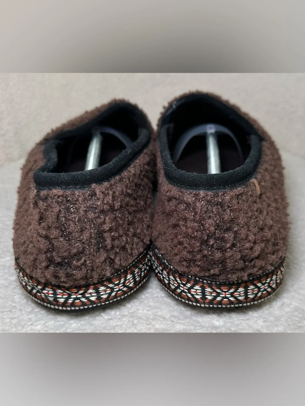 Acorn Men’s Sherpa Slippers‎ Brown Fleece House Shoes Cozy Cabin Lodge 12 13